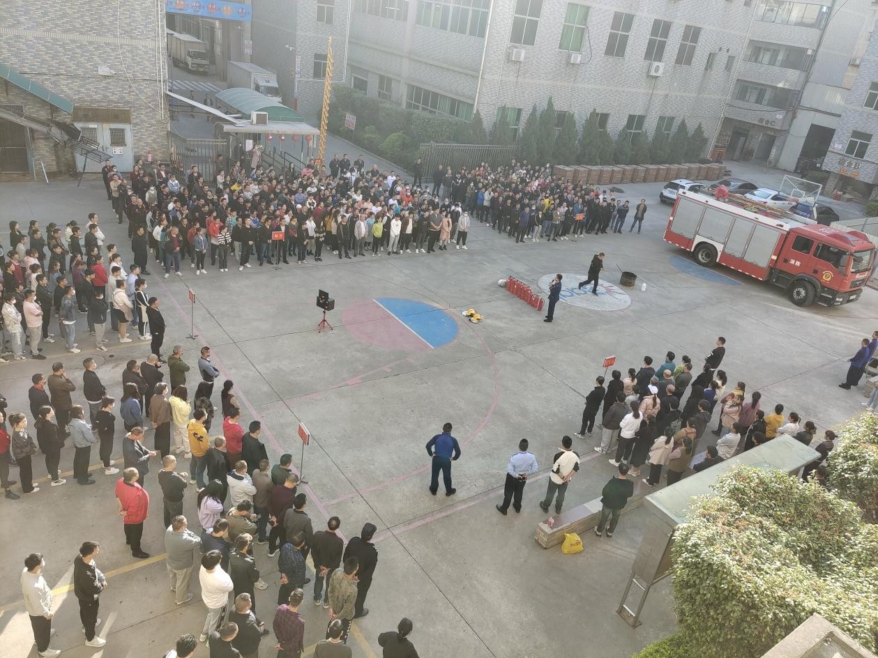 沙巴鞋业发展119消防宣传月消防演习工作